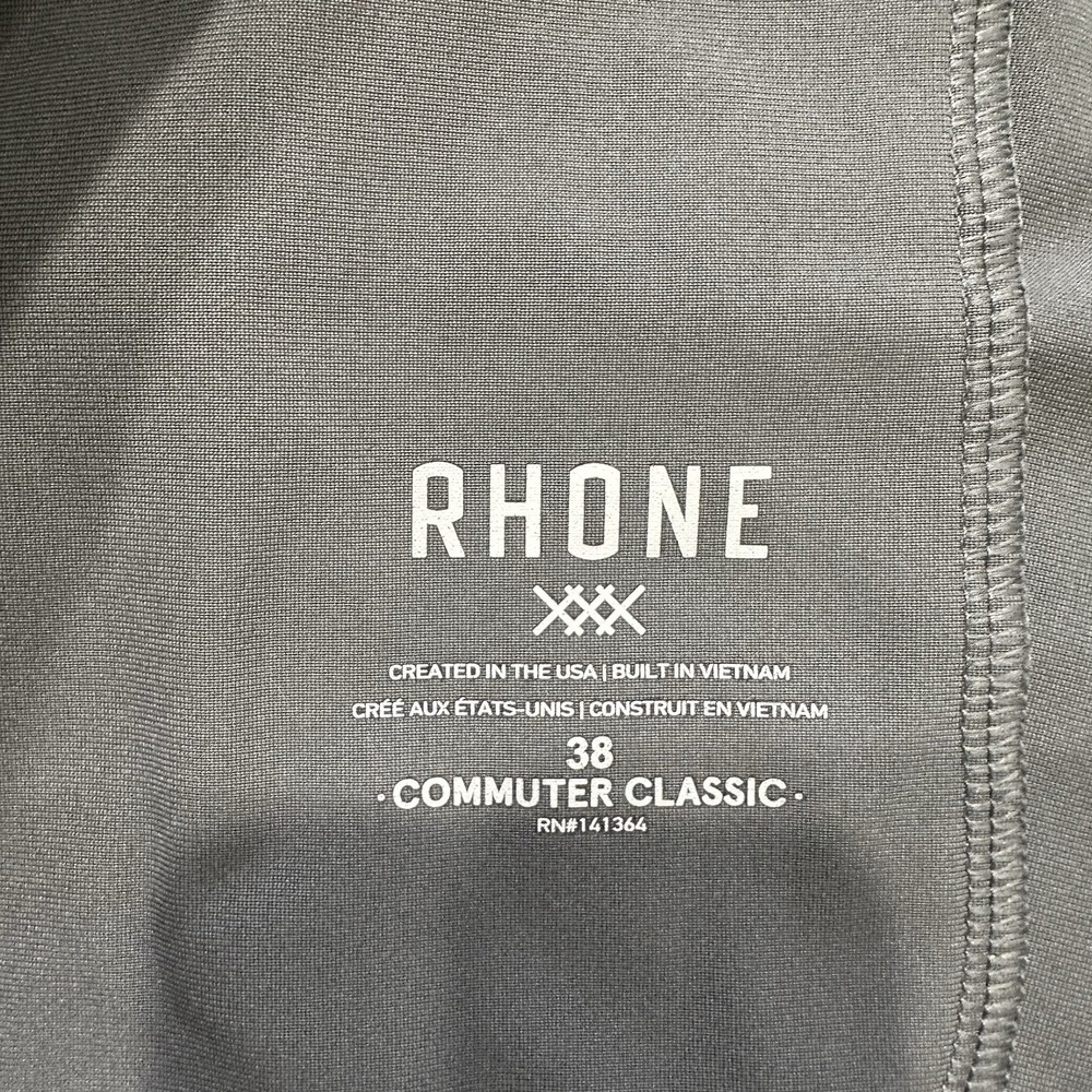 Rhone Commuter Classic Pants Men's 38 Gray Stretch Performance Dress Travel - Picture 6 of 16